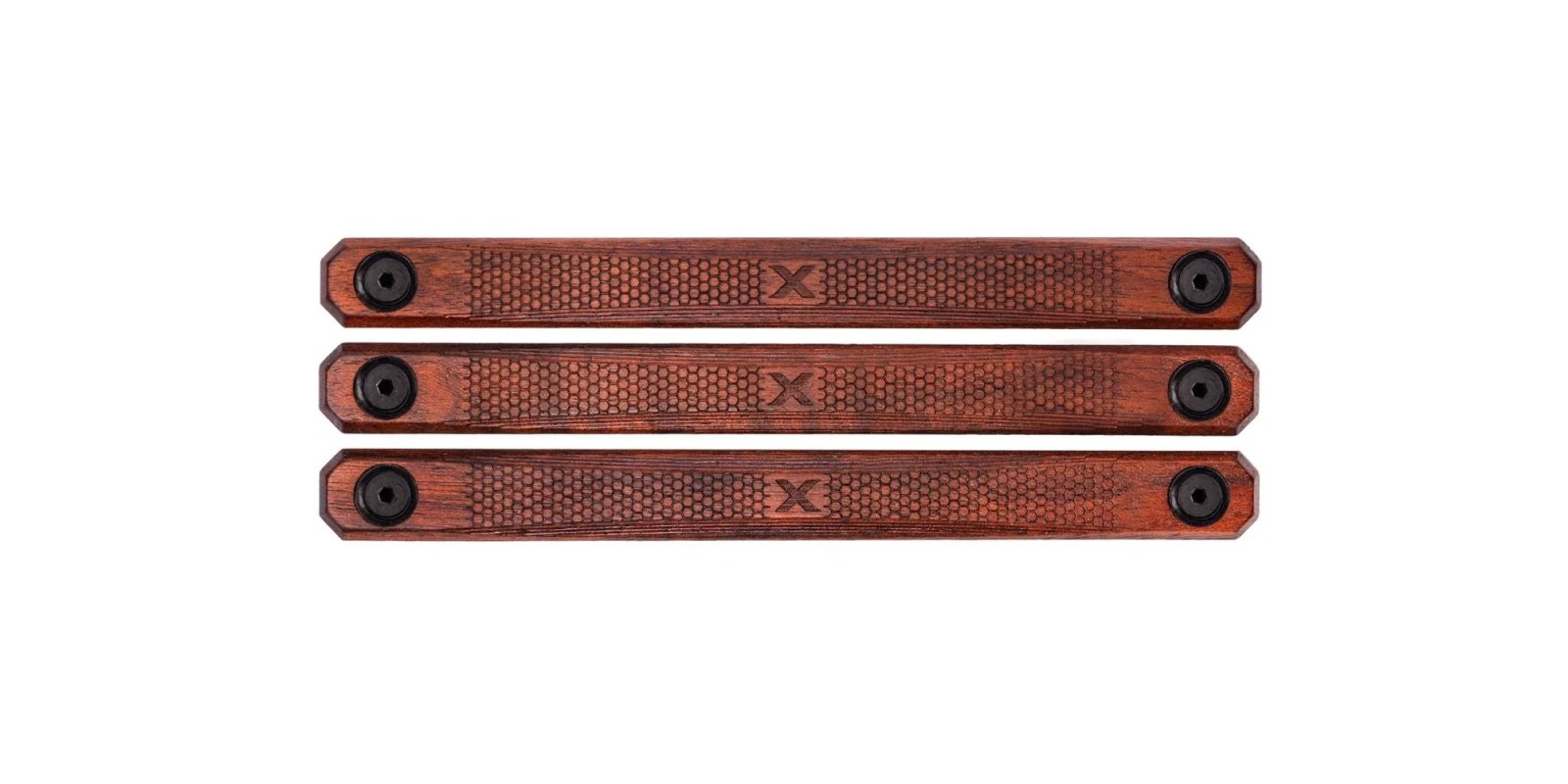 WOOX M-LOK RAIL COVERS 4 SLOTS SET OF 3 CHECKERED