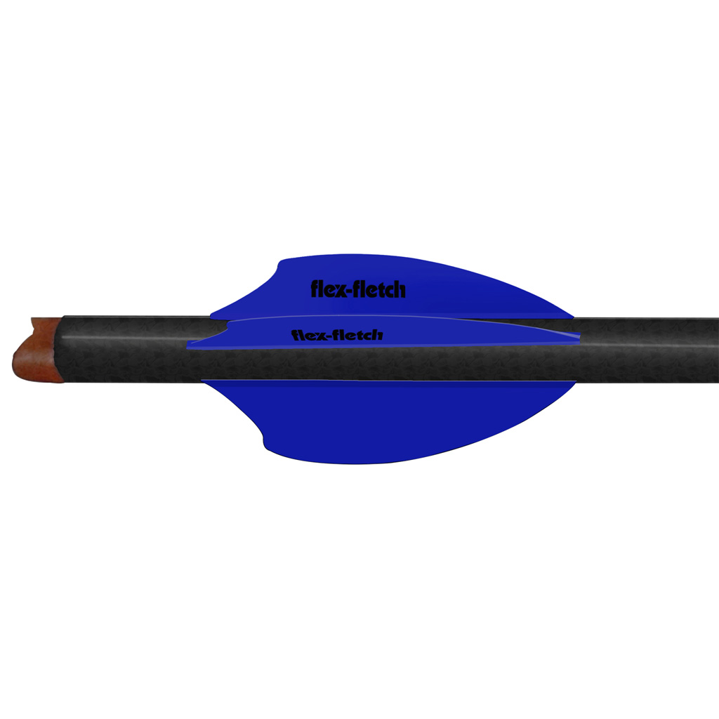 Flex Fletch SK-2-BLU-100 Vanes Blue 2" 100 Pack Durable No Flutter