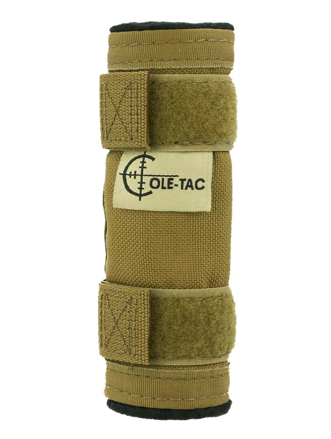 Cole-tac BPC102 Baby Python Suppressor Cover Fits 5" Long Cordura Nylon Coyote Brown - Cole-Tac - 5"