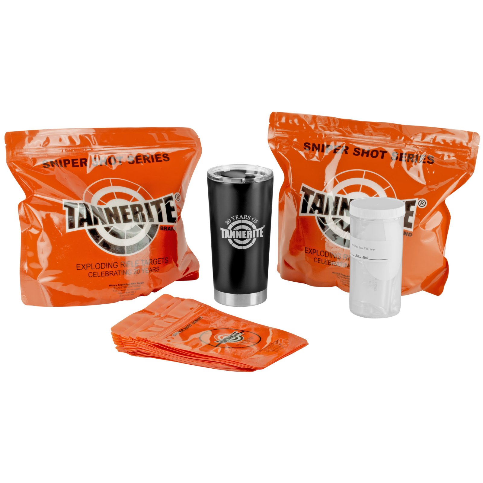 Buy Tannerite GIFTPACK 10lb Mix 20 Targets Thermal Tumbler Explosion Kit online