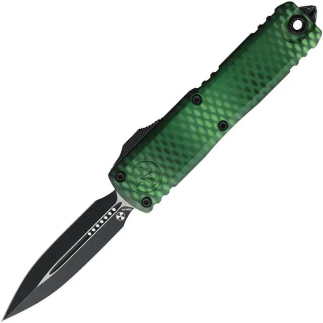 Microtech UTX-85 G4 3.1 In D/E Green Aluminum Handle X-51