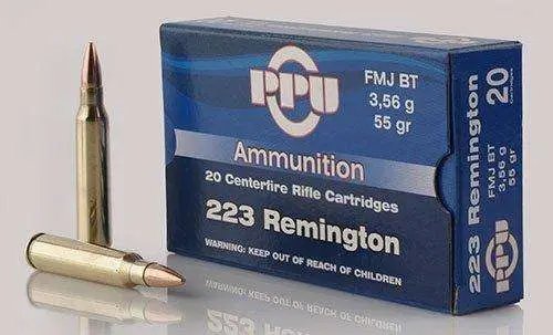 Buy PPU PP223F1 Standard Rifle 223Rem 55gr Full Metal Jacket Boat Tail 20... online