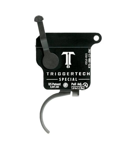 TriggerTech R70SBB13TBC Remington 700 Single-Stage Curved Trigger 1-3.5 lbs
