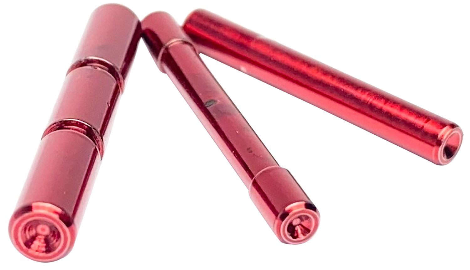 Cross Armory CRGPSRD 3 Pin Set Dimpled Compatible w-Glock Gen1-3 Red Steel