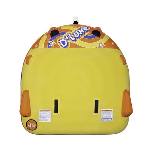 Full Throttle 30210030000217 Tube 70in Flocked Fabric Yellow 2 Rider