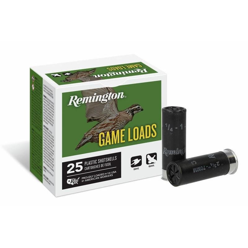 Remington Lead Game Load 16 ga 2 3/4 2 1/2 dr 1 oz #6 1200 fps - 25/box