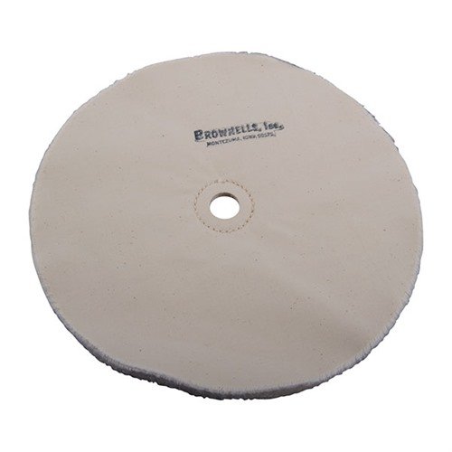 Brownells Muslin Polishing Wheel Loose 10" X 20-PLY 3/4" Arbor - Brownells