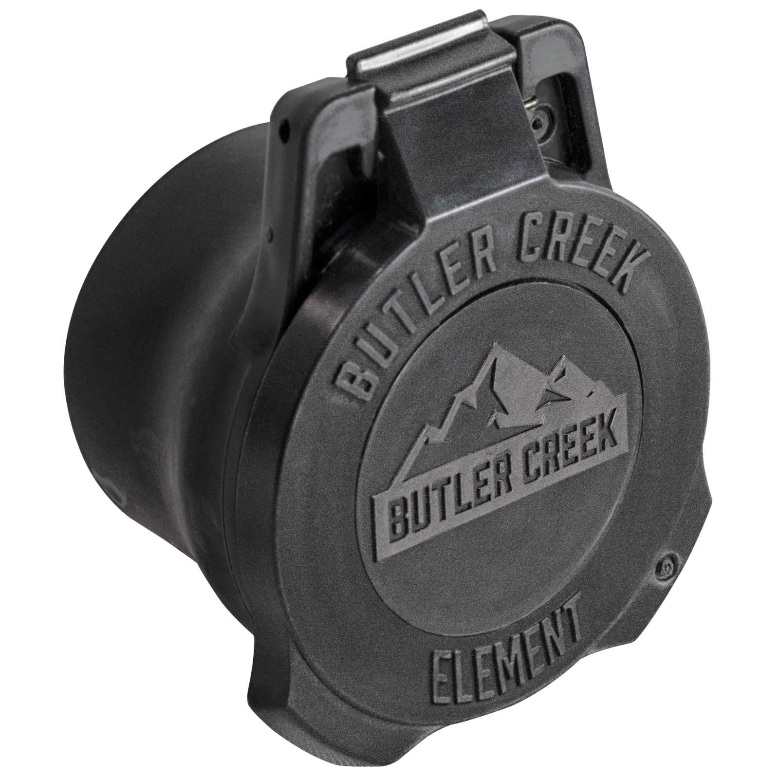 Butler Creek ESC65 Scope Cap 60-65mm Black Polymer Flip-Open