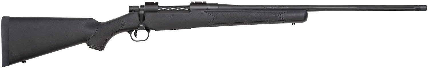 Mossberg Patriot 28118 300 Win Mag 3+1 24" Threaded/Fluted Barrel Recessed Match Crown Blued Metal Finish Spiral-Fluted Bolt Synthetic Stock Drop Box Magazine Adjustable LBA Trigger - Mossberg - 300 Win Mag