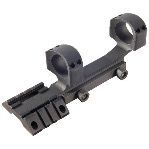 Warne RAMP30 AR-15 Tactical Scope Mount 30mm 45 deg Offset Matte Black - Warne