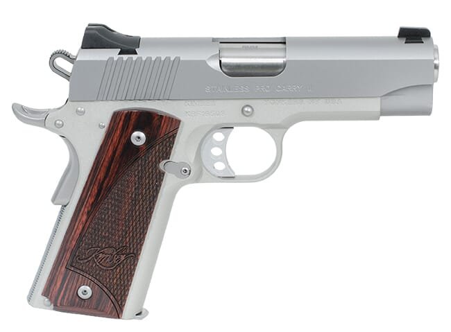 Kimber 3200323 Pro Carry II 9mm Pistol 4" Stainless 9rd Rosewood Grips - Kimber Manufacturing, Inc. - 9mm