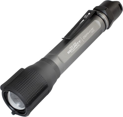 Police Security 97704 Zephyr Tact Flashlight 550 Lumens 3 Modes