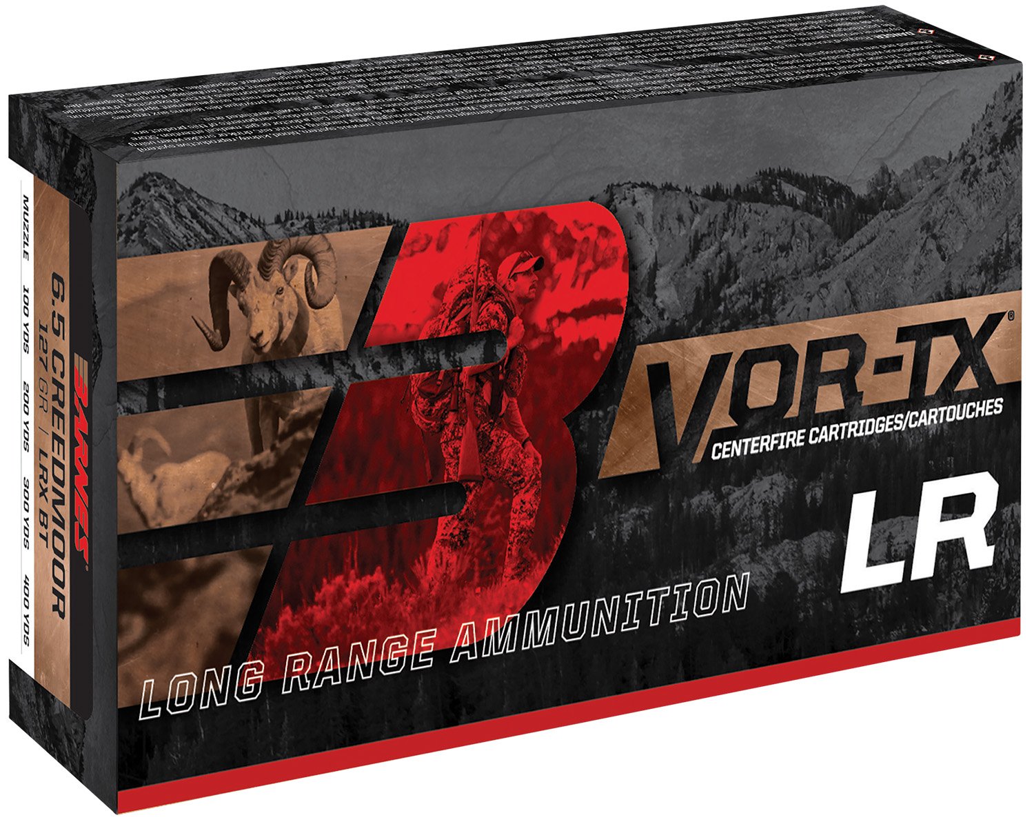Barnes Bullets 28986 VOR-TX Long Range 6.5Creedmoor 127gr LRX Boat Tail... - Barnes Bullets - LRX BOAT TAIL