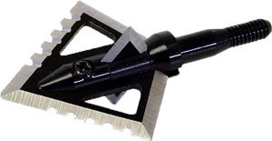 Buy Magnus Broadheads Black Hornet 4-Bld Serrate 100Gr 1 1/4" 3PK BHSR1004 online