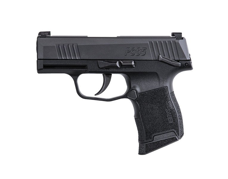 Sig Sauer P365 MS HGA .380 Auto 3.1" Barrel SF Nitron Black XR3 Mod Poly Grip 2-10 Round Mags MA Comp - Sig Sauer - 380 ACP