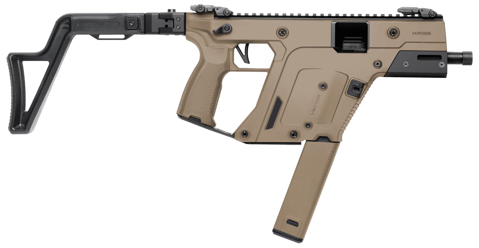 Kriss USA KV45-3SFD00 Vector SBR G3 45 ACP 5.5" Flat Dark Earth NFA - Short Barrel Rifle - Kriss USA - 45 ACP