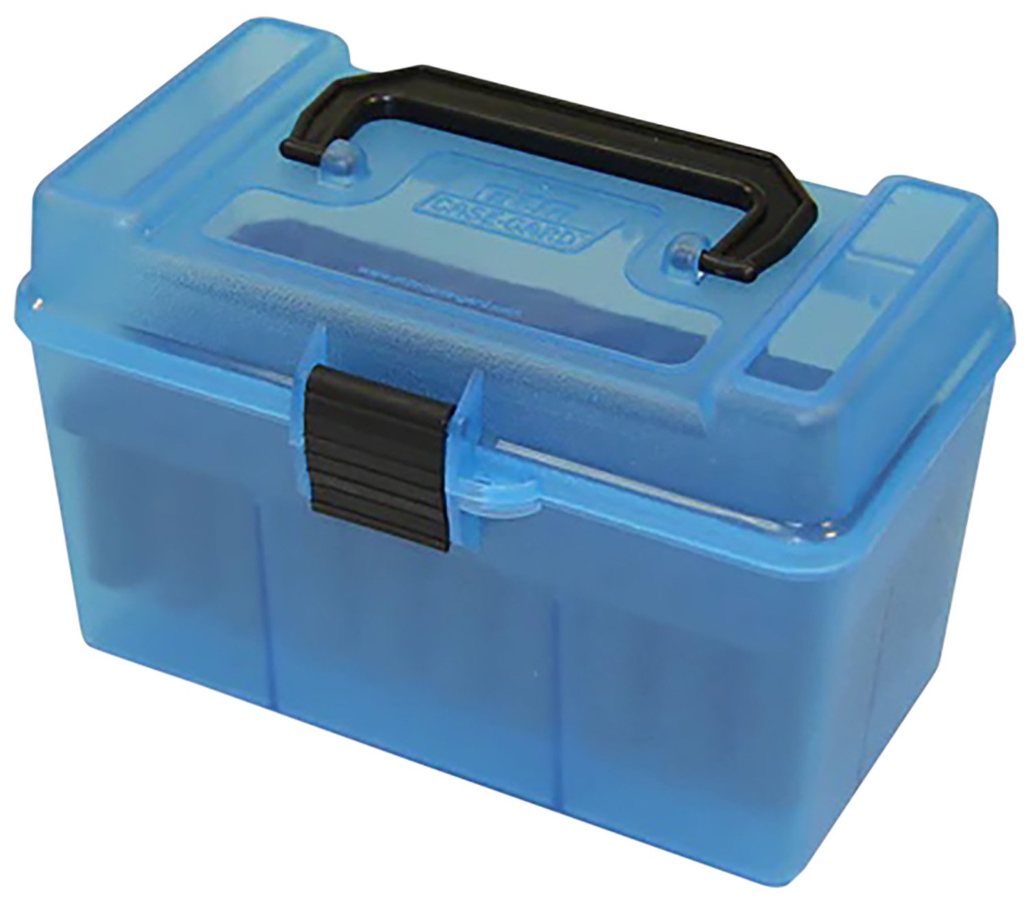 Buy MTM Case-Gard Deluxe H-50 Series Rifle Ammo Box Magnum - Clear Blue online