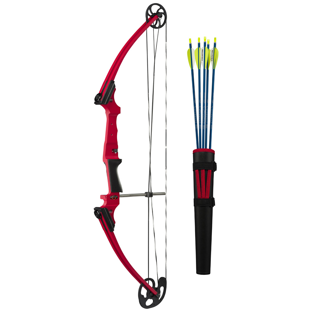 Genesis 10930 Bow Set Red RH, 10-20 lbs, 15-30" Draw, 35.5" Axle-to-Axle