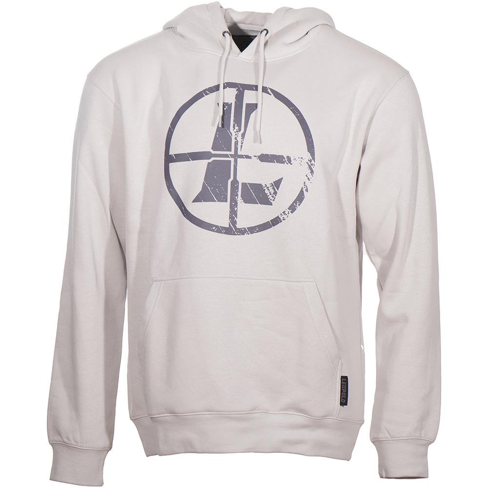 Leupold 185894 Distressed Reticle Hoodie Bone Large Midweight Sweatshirt