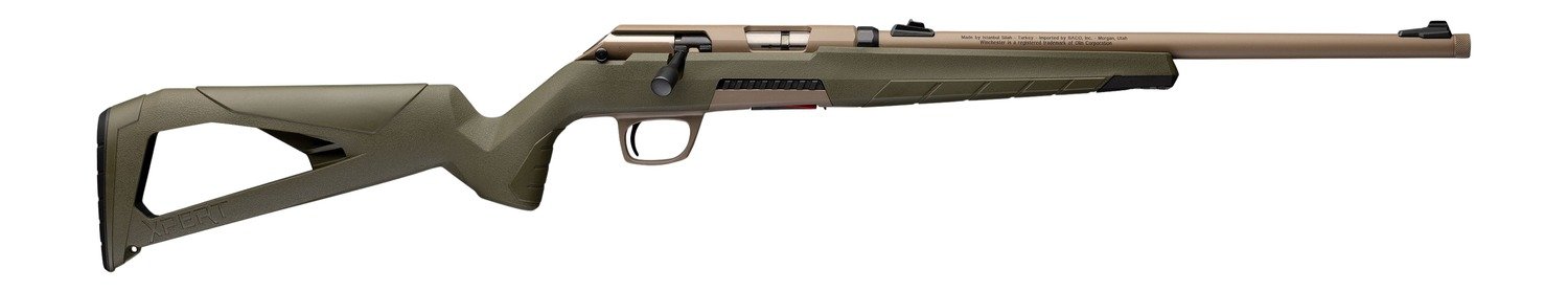 Winchester XPERT SR 22LR 10+1 16.5 with Recessed Crown Flat Dark Earth Cerakote 
