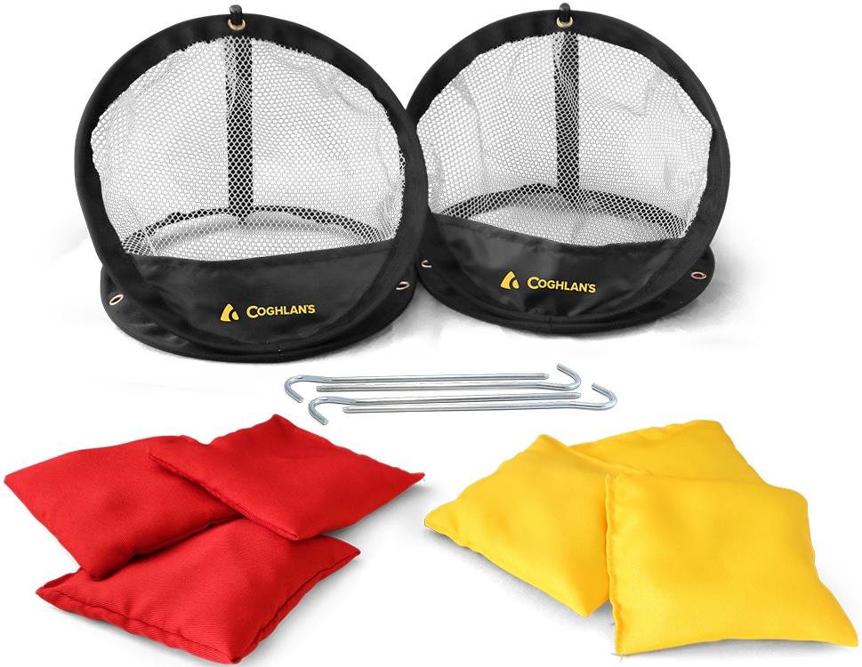 COGHLAN'S 2185 Net Toss Set Collapsible Targets 2 Nets 6 Beanbags