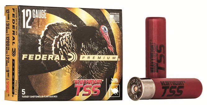 Federal PTSSX191F9 12 Gauge 3.5in 2.25oz #9 Shot Shotshell 5 Rounds