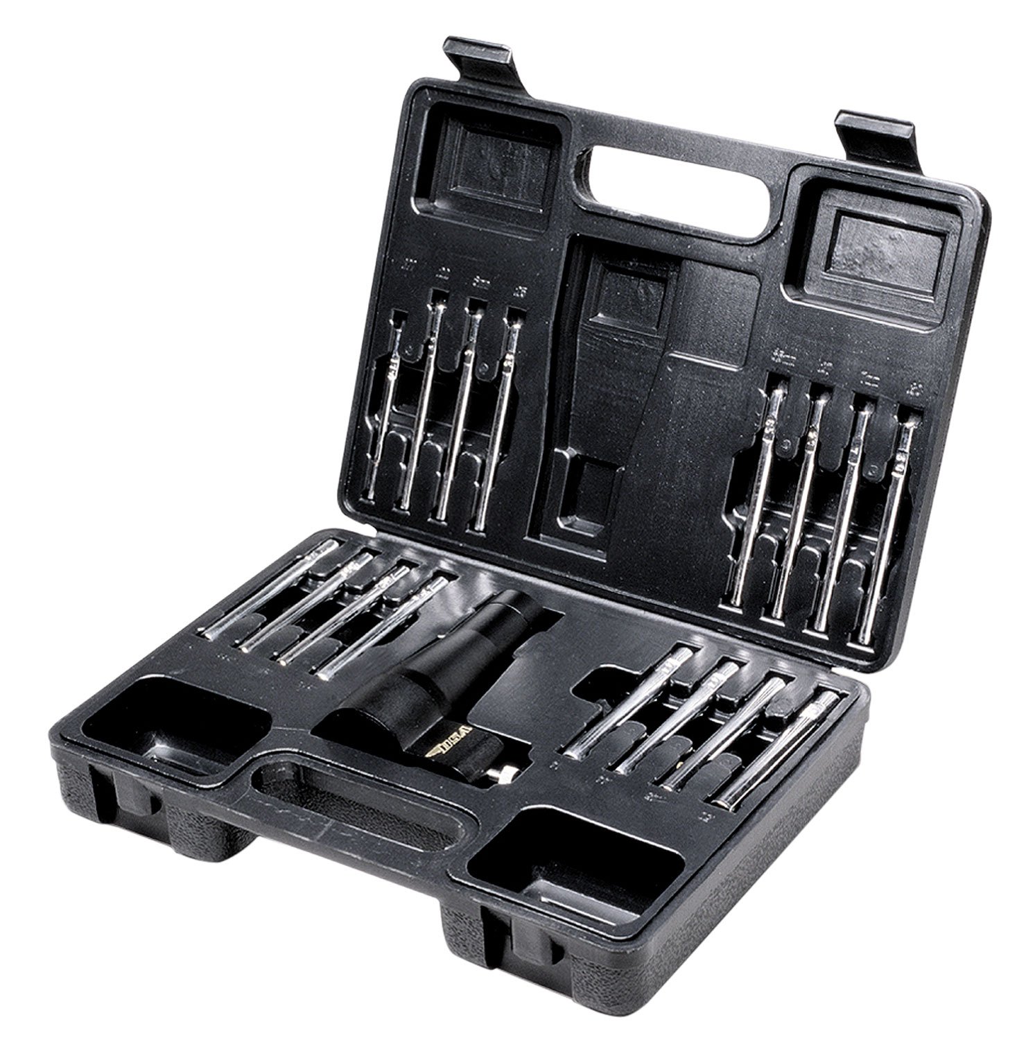 BSA BS30 Bore Sight Kit Pistol/Rifle Multi-Caliber Hard Case 15 Arbors - BSA - MULTI-CALIBER