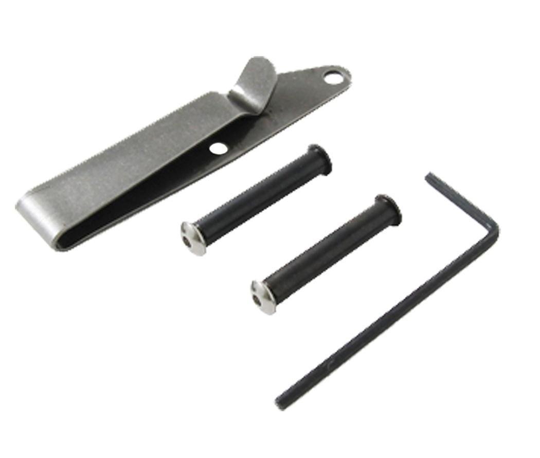 Kel-Tec P11-380S Stainless Belt Clip for P11 Pistol, Right Side Mount