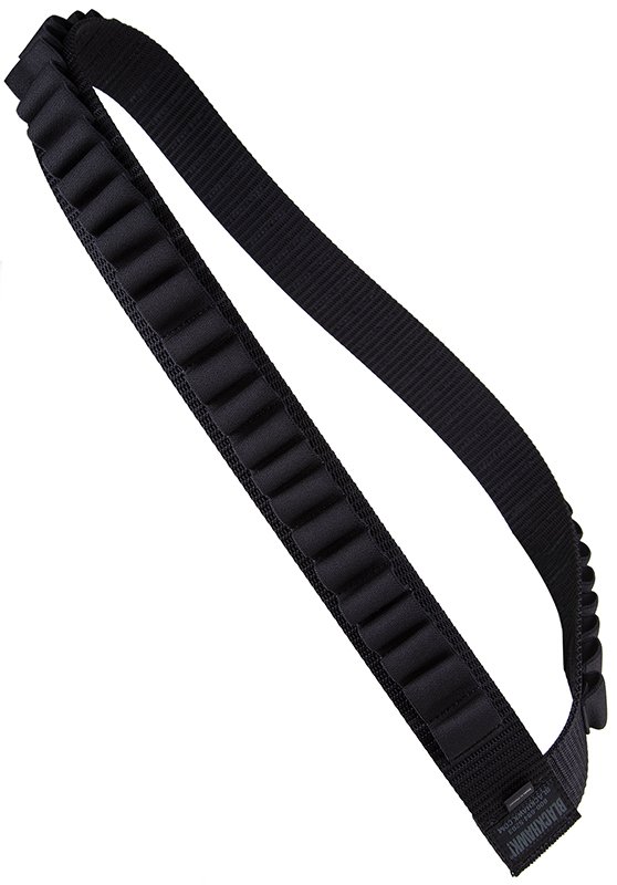 Blackhawk 43SB55BK Shotgun Bandoleer Black Nylon 55rd Over Shoulder - Blackhawk - BLACK