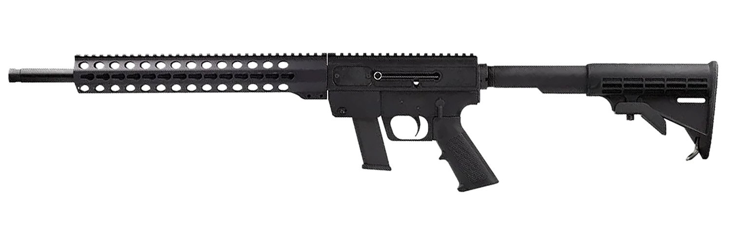 Gen 3 JRC M-Lok Semi-Automatic Rifle by Just Right Carbines - 9mm, 17" Threaded Barrel, 17-Round, Black Finish - JRC - 9MM
