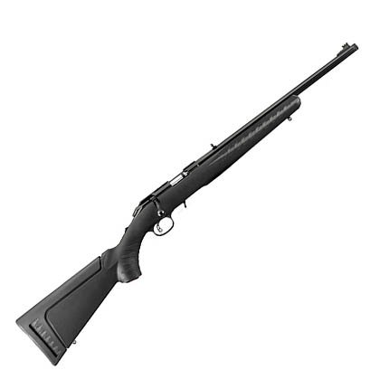 Ruger American Rimfire 22 LR 18 in Satin Blued 10 Round Black Synthetic