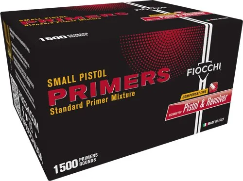 FIOCCHI PRIMERS SMALL PISTOL 12000 PACK - FIOCCHI
