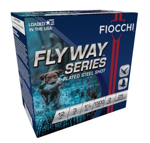 Fiocchi Field Dynamics Flyway 12 Gauge 3" #2 1-1/8oz Steel Shot 1500fps - Fiocchi - 12 Gauge