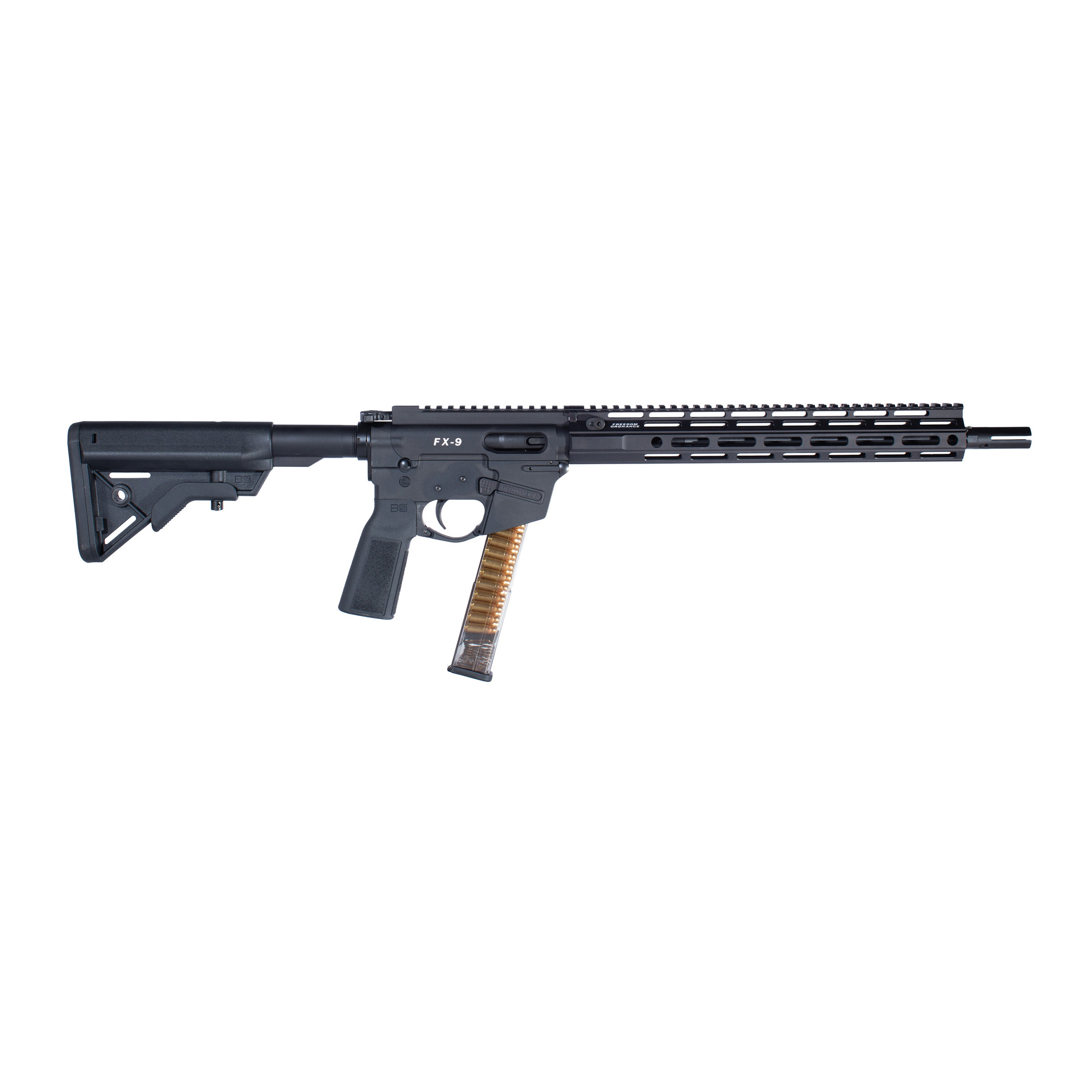 Freedom Ordnance FX9 Elite 9MM AR Rifle 16" Barrel Black Anodized Finish