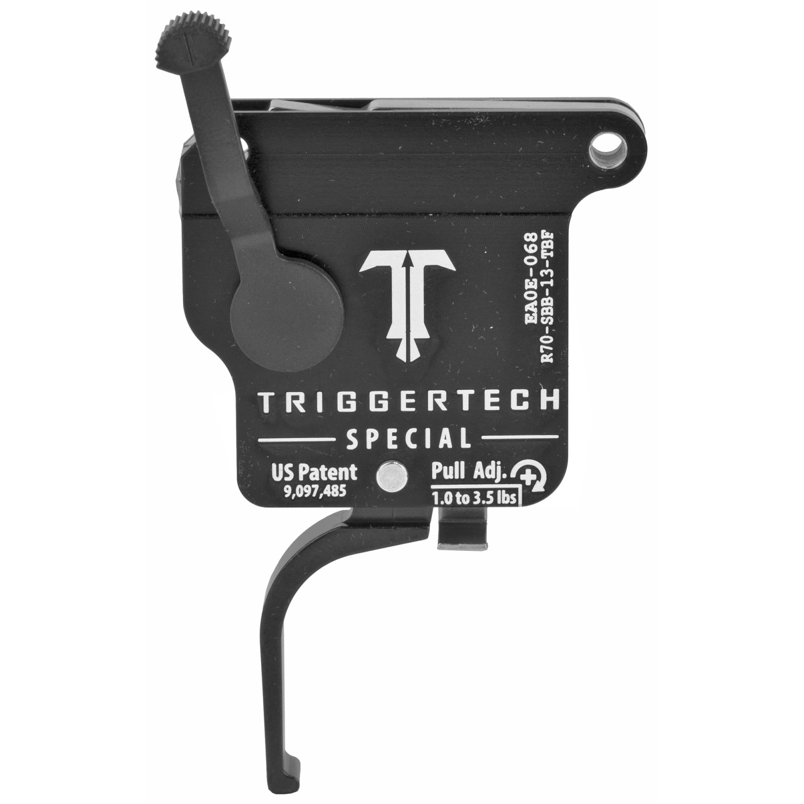 TriggerTech R70SBB13TBF Single-Stage Flat Trigger 1-3.5 lbs Remington 700