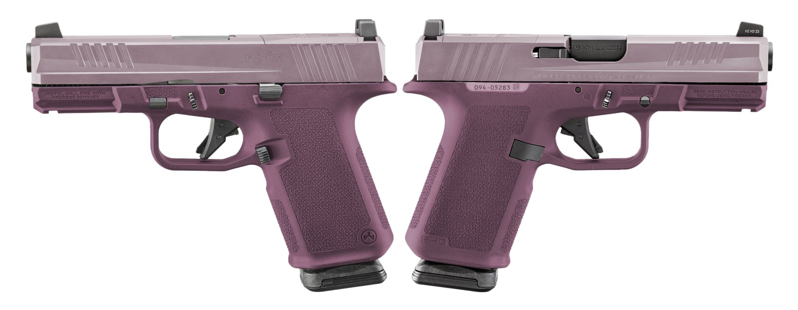 RUGER RXM 9MM PISTOL 4" BBL TWO TONE BLUSH, MAGPUL EHG, O.R. 2-15RD MAGS - ORION EXCLUSIVE