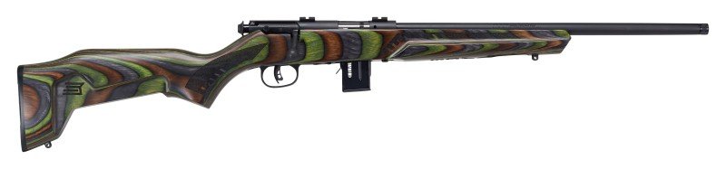 Savage Arms 91936 93 Minimalist 22 WMR Caliber 10+1 Capacity 18" Barrel Matte Black Metal Finish Boyd's Green Laminate Stock Right Hand