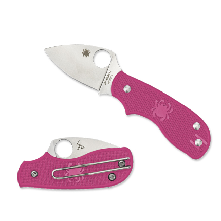 Spyderco C154PPN Squeak Pink Living Beyond Breast Cancer Folding Knife