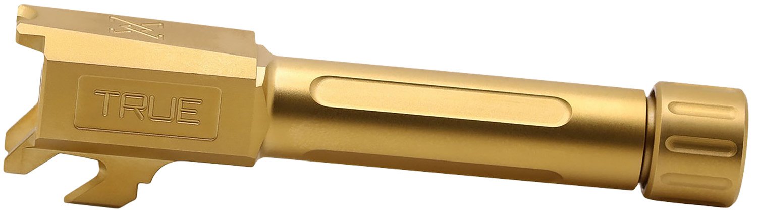 True Precision TPSHCBXTG 9mm Barrel Gold TiN 3.1" for Springfield Hellcat - True North Concepts - 3.10"