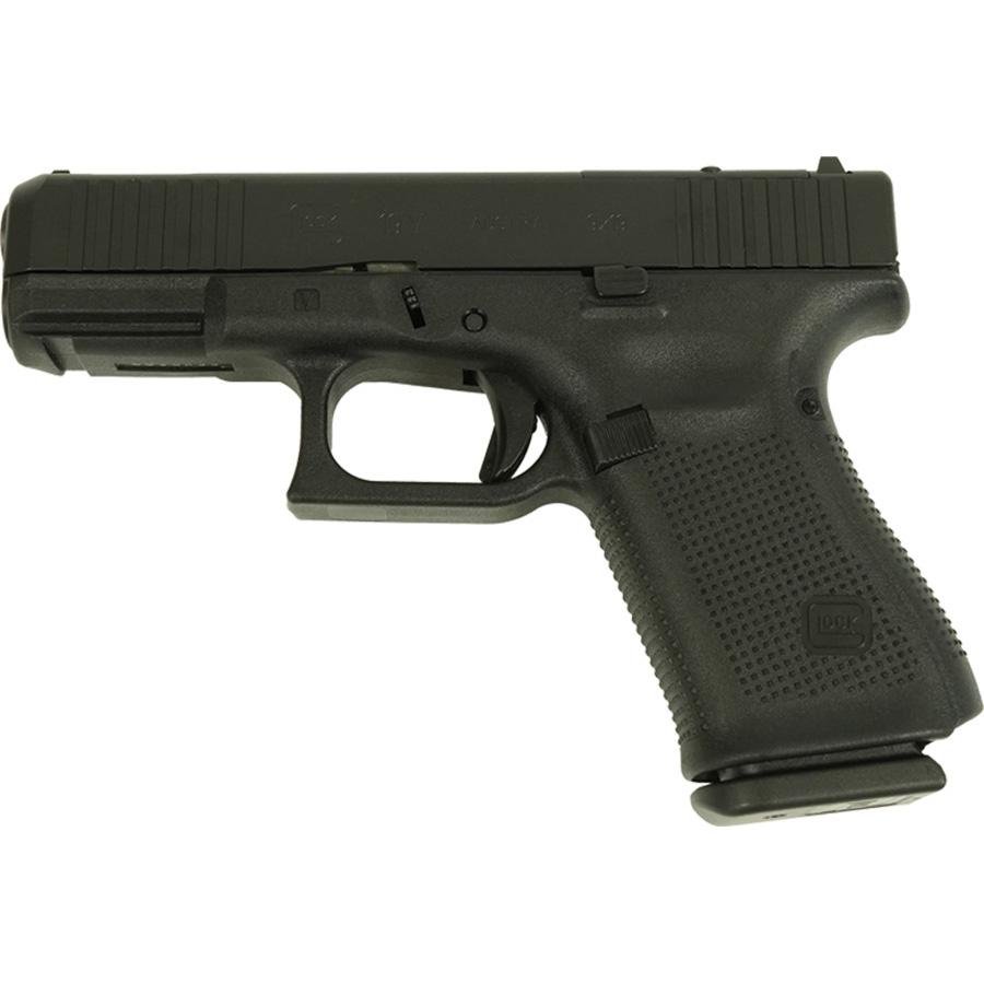 Glock V-Series Model 19 Optic Ready & Ported Handgun 9mm Luger 15rd Magazines (3) 4 Ported Barrel Black Cerakote USA