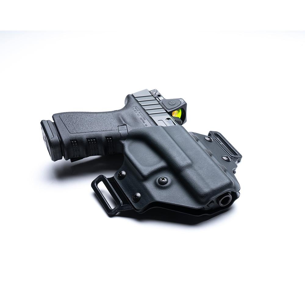 Crucial Concealment 1001 Covert OWB Compatible With for Glock 19 Kydex Blac