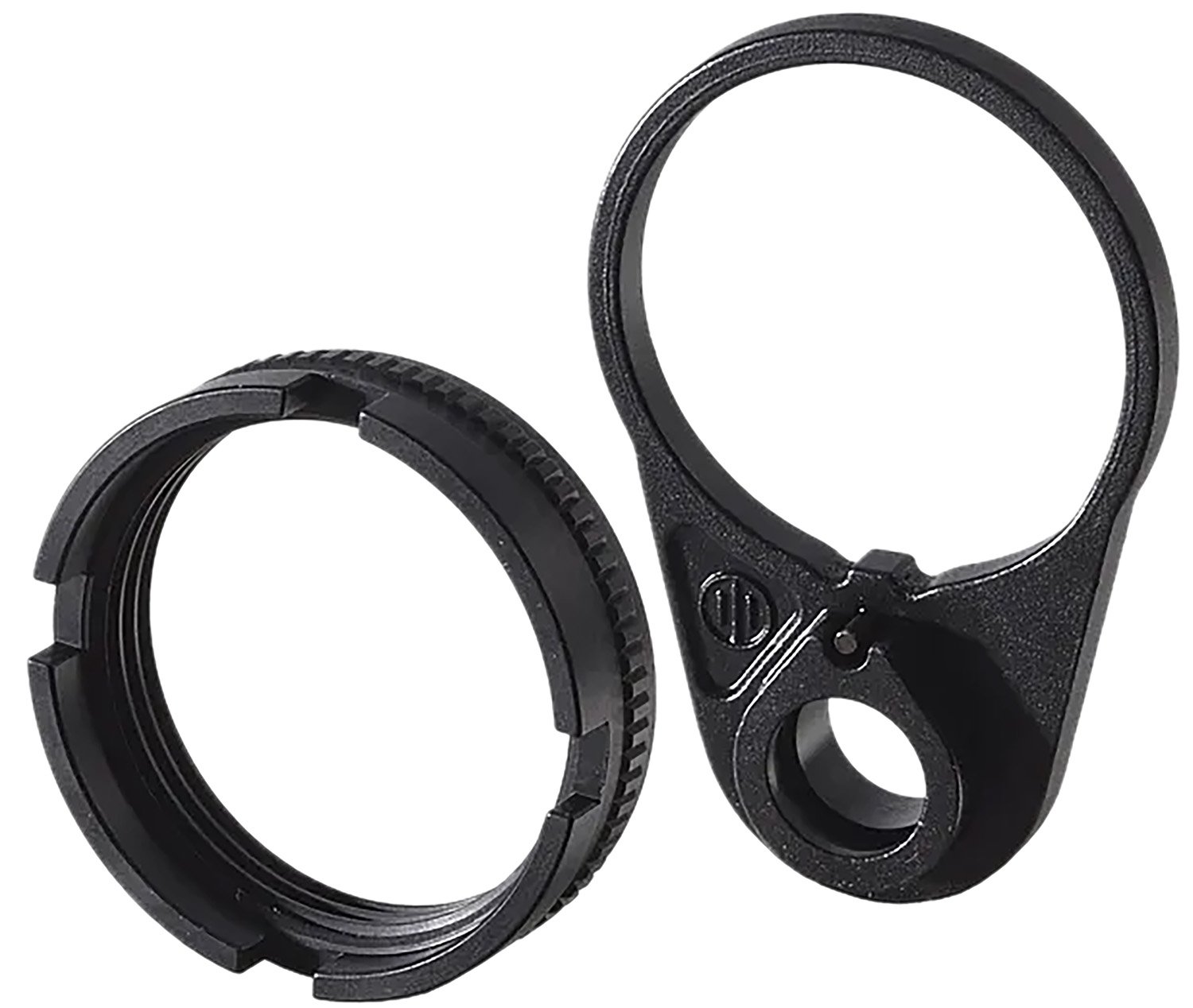 Primary Weapons 4BTRLPB-1F Castle Nut Ratchet Lock 4140 Steel Black - Primary Weapons Systems