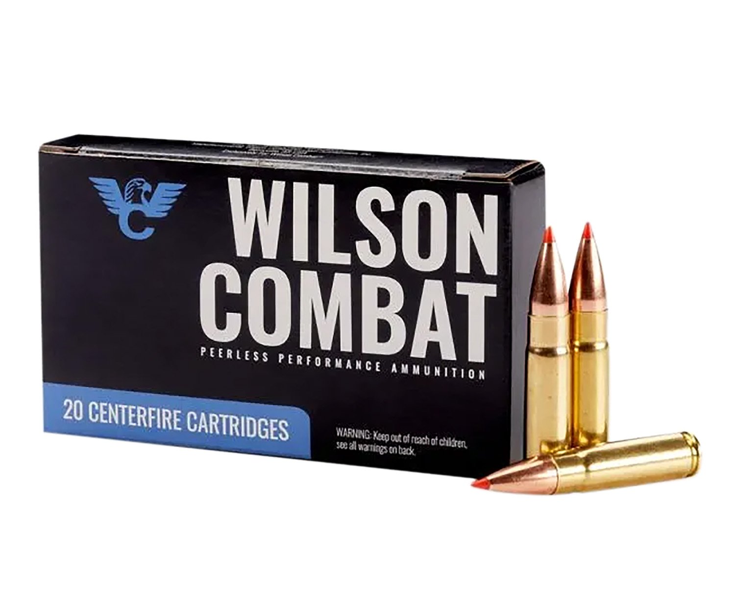Wilson Combat A300BLK-110-VMAX 300 Blackout Ammo 110gr V-MAX 2350 FPS 20/Box