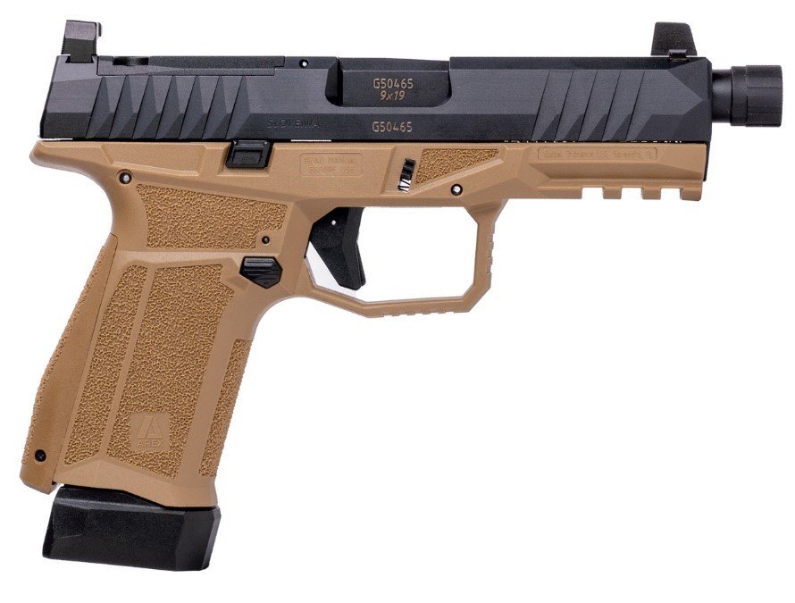 Arex Delta Gen.2 AD-602638 FDE 9mm Pistol, 4.6" Threaded Barrel, 17rd - AREX