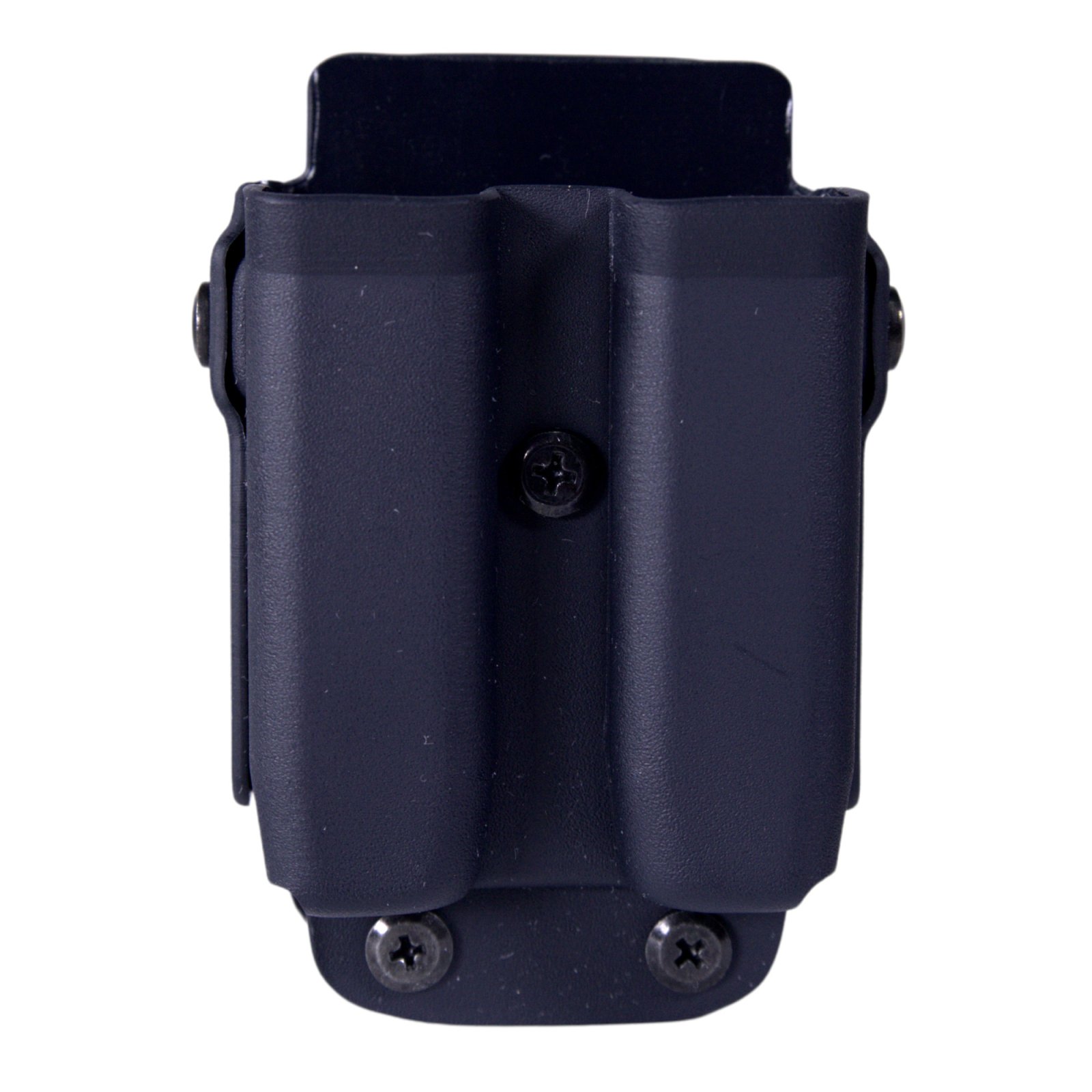 High Speed Gear 42P202BK Twin Mag Pouch, Size 2, Black, Kydex, MOLLE/Belt - High Standard