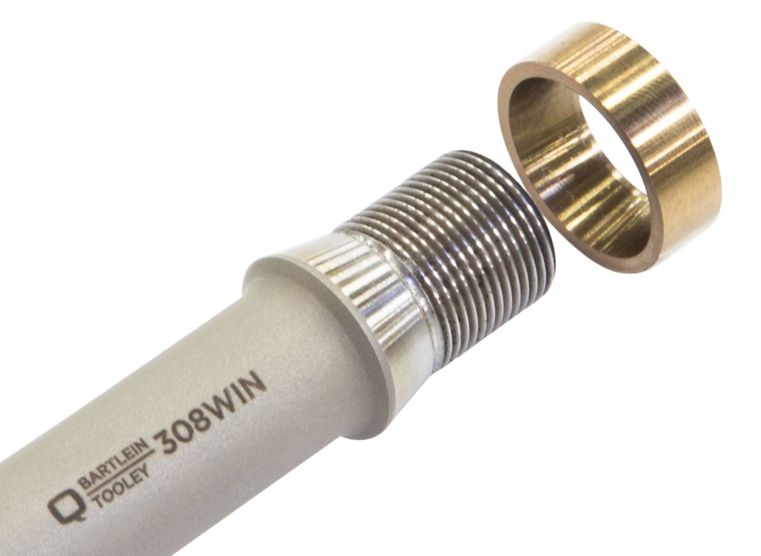 Q TA1753 230ER Gold Taper Adapter 1/2x28 Threaded Muzzle Converter - Q LLC