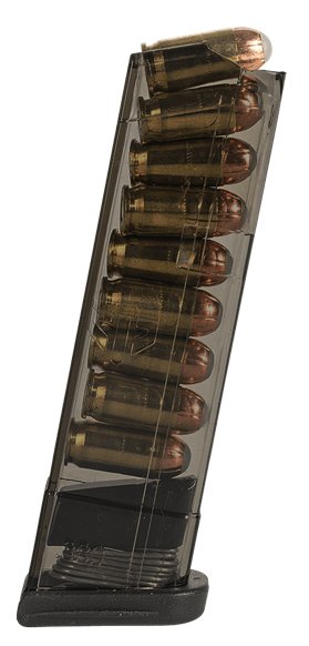 Elite Tactical Systems ETS Glock 42 .380 ACP 9 Round Carbon Smoke Magazine - Elite Tactical Systems - 380 Auto