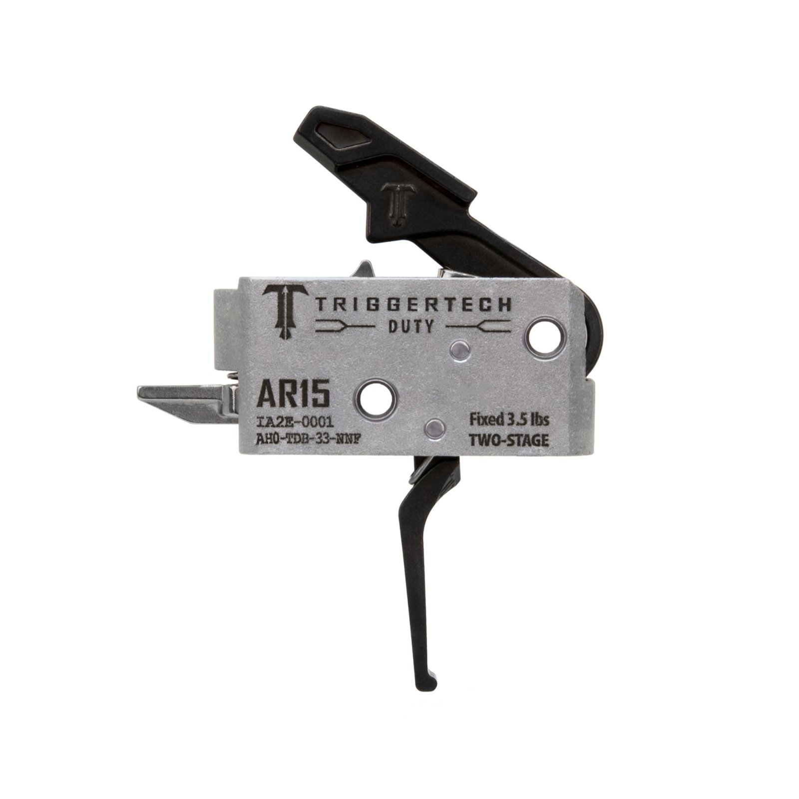 TriggerTech AH0TDB33NNF AR-15 Duty Flat Trigger 3.5 lbs Two-Stage Stainless