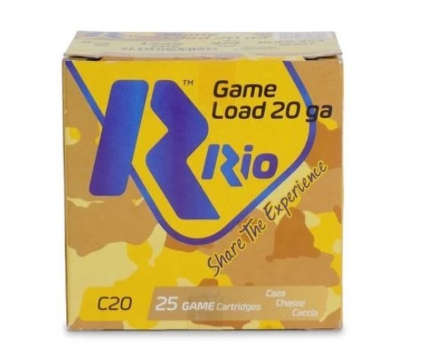Rio Royal Buck 9P 20ga Buckshot 2.75 inch Shotgun Shells - 1Buck 1345 fps 250rd Case RB209