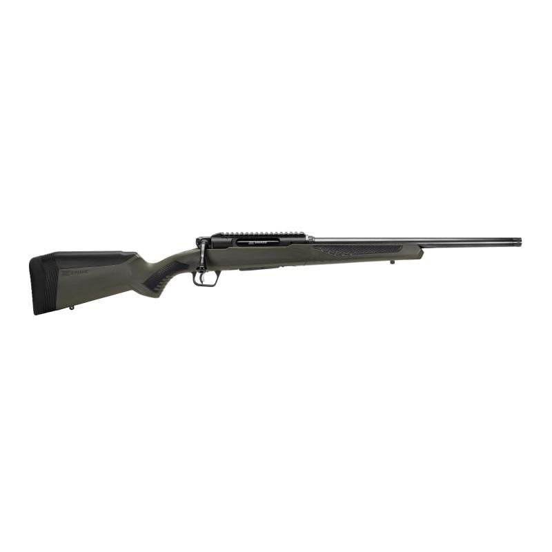 Buy Savage Arms Impulse Hog Hunter 57655 30-06 Springfield 4+1 Matte Black 20" Threaded Barrel/Rec, OD Green Fixed AccuStock online